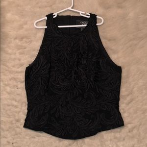 Funky dress top - sleeveless - zipper back